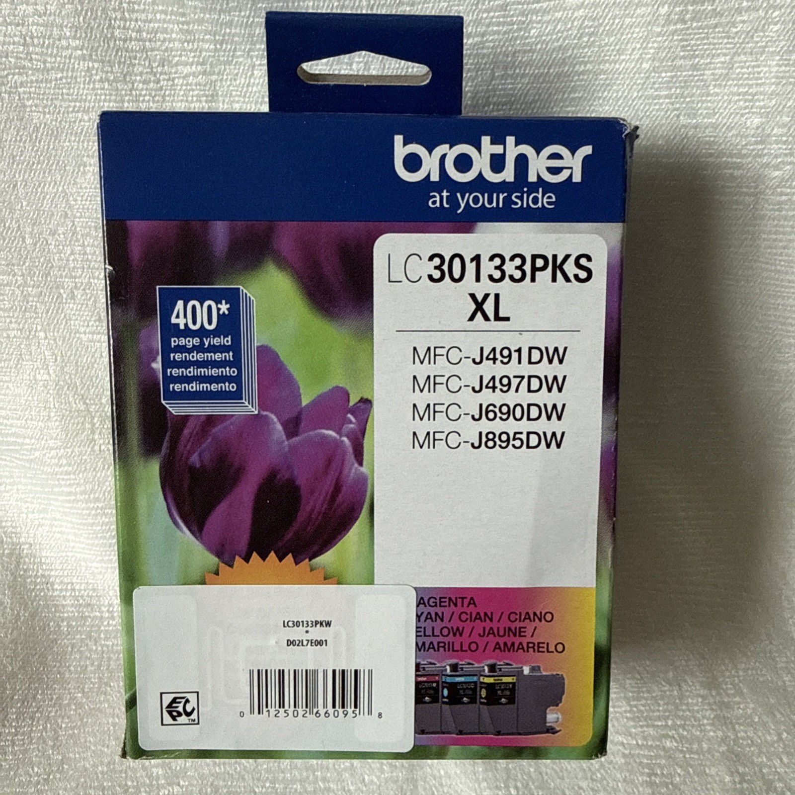 Brother LC30133PKS XL High Yield Color Ink Cartridges - EXP 6-28