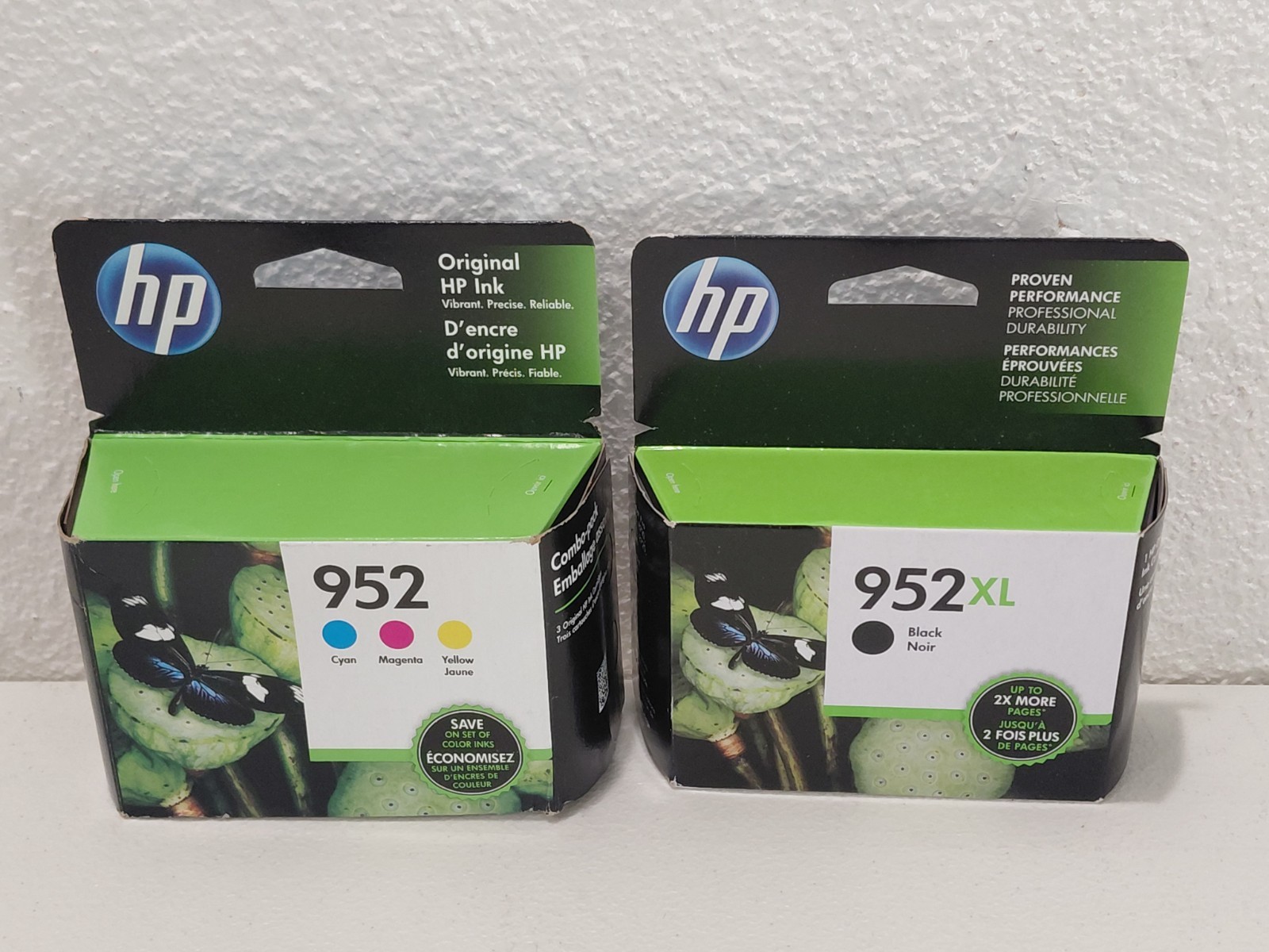 HP Genuine 952XL/952 Inkjet Cartridges 4-Pack BK C M Y (HP 952XL)