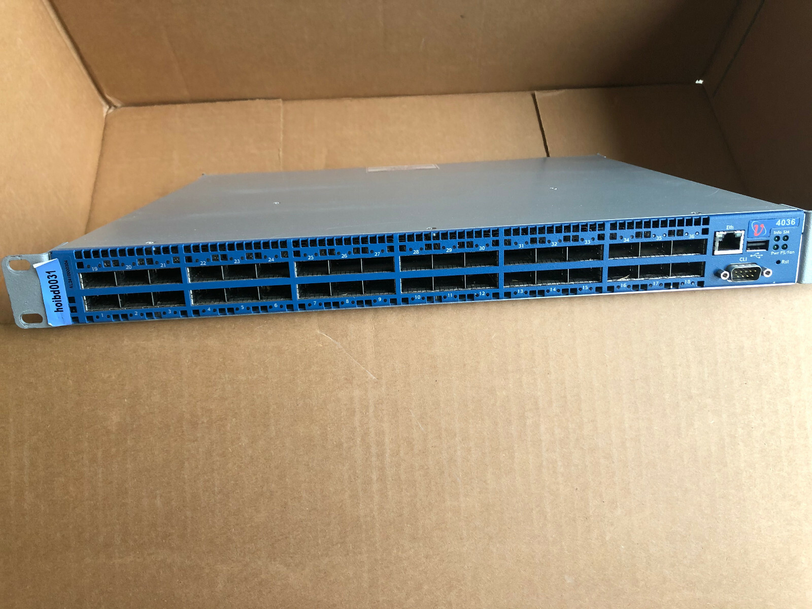 Voltaire 4036 QDR Infiniband Switch Box 