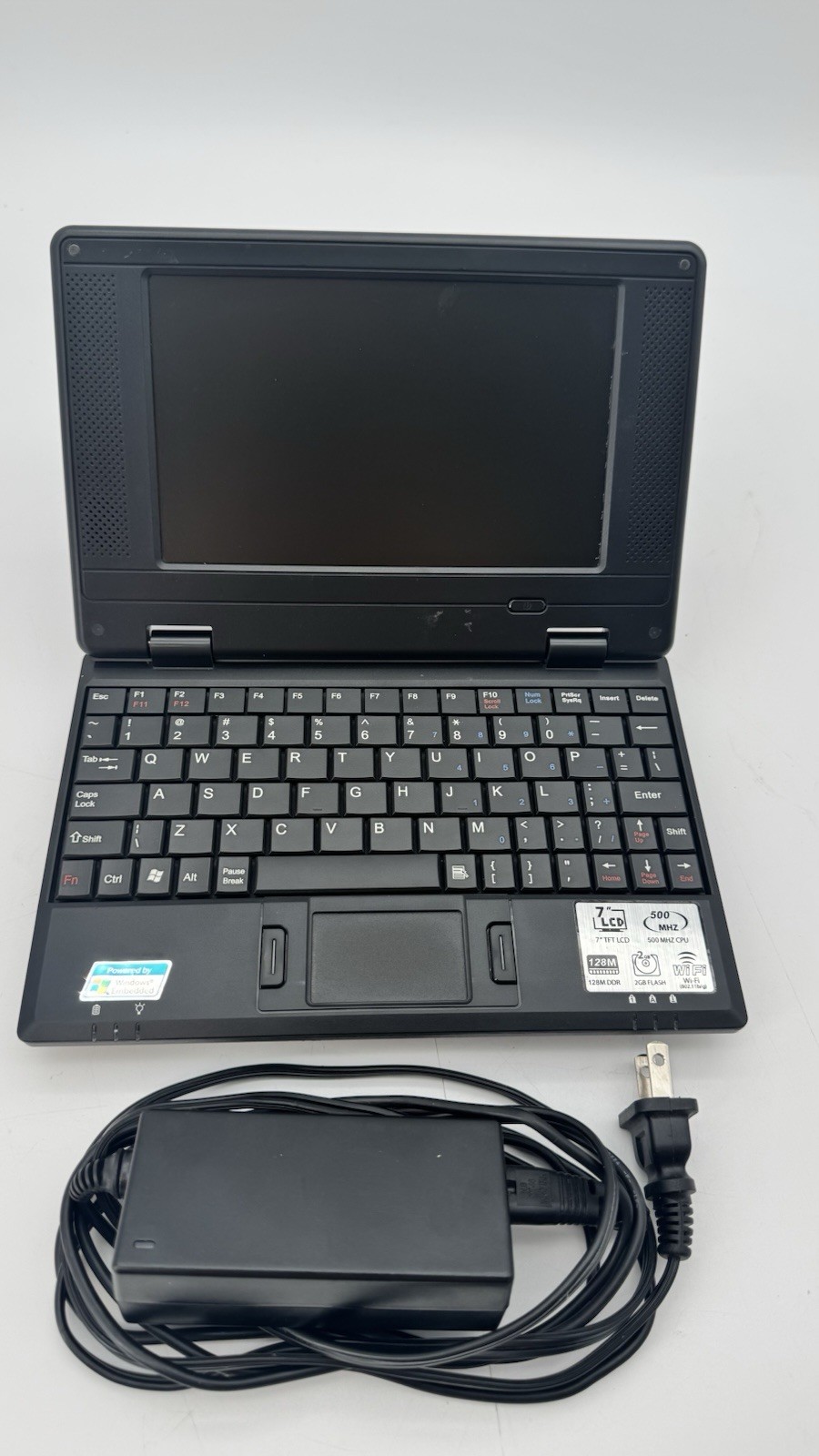 Inch Mini Laptop/PC with 9V Power Adapter, Windows Embedded CE 6.0