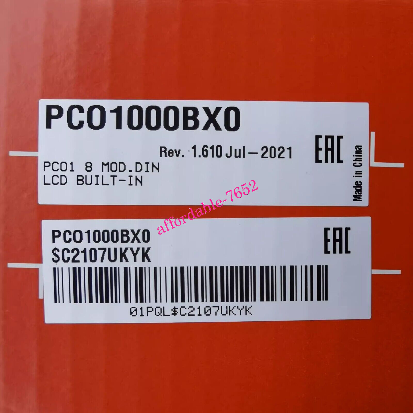1pc NEW CAREL PCO1000BX0 DHL or FedEx