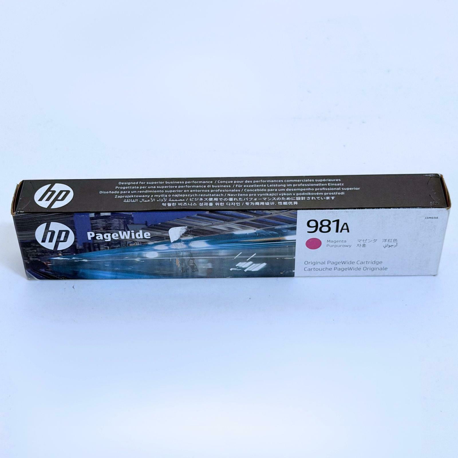 New Sealed Genuine HP 981A Page Wide Magenta Ink Cartridge J3M69A 2025