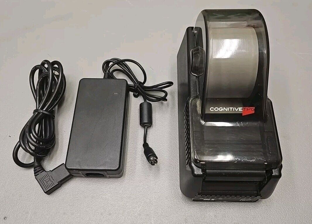 COGNITIVE TPG DLXI DBD24-2085-G1S DIRECT THERMAL PRINTER Tested  W/ Power Supply