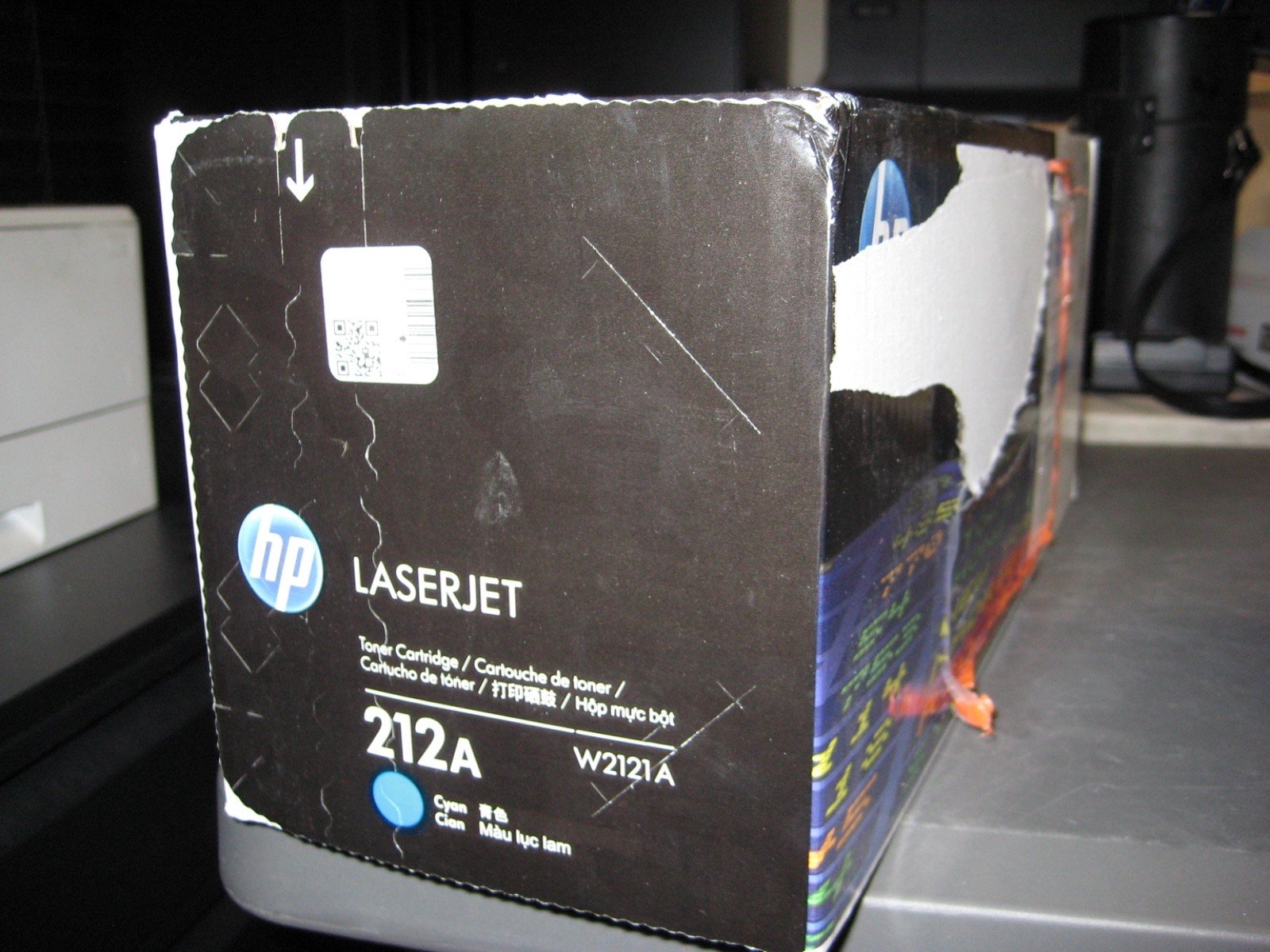 New Sealed HP 212A (W2121A) Cyan LaserJet Toner Cartridge Read Description