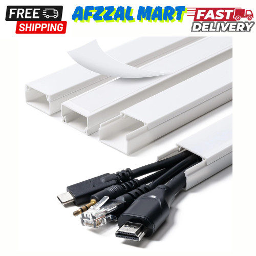 58in Cord Hider, Cable Hider, Cord Covers for Wires on Wall, Paintable Cable Cov
