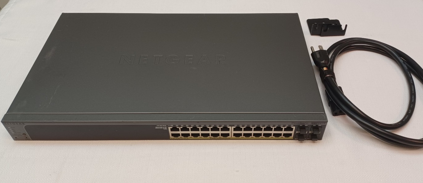 Netgear ProSafe GS728TP 24-port 10/100/1000 PoE+ Plus 4 x 1GB SFP Ports
