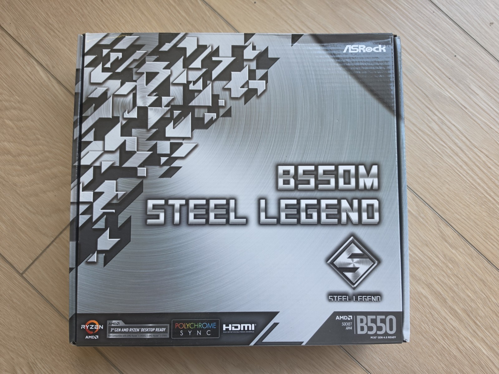 ASRock B550M Steel Legend AM4 Motherboard AMD