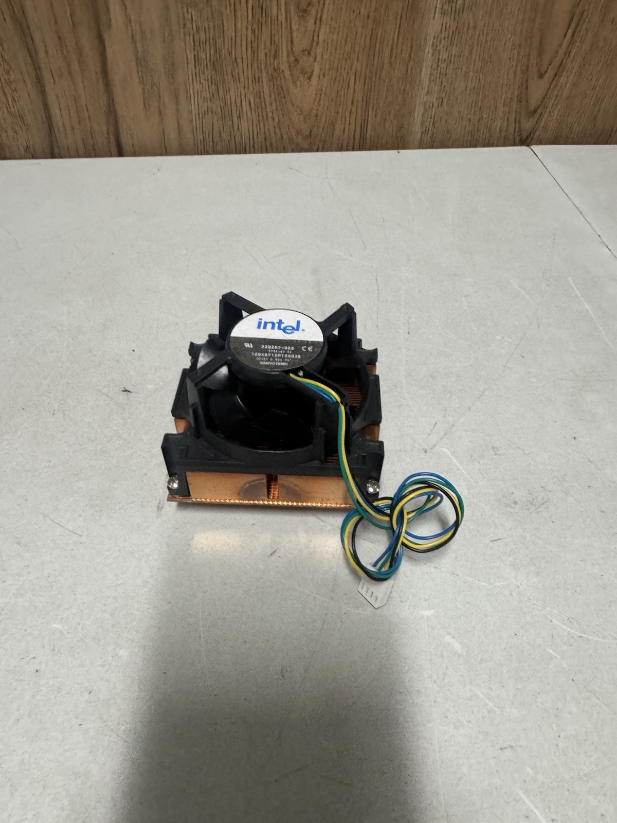 Intel CPU Heatsink Fan D39267-002 Copper Core Cooler Sanyo Denki 4-Pin