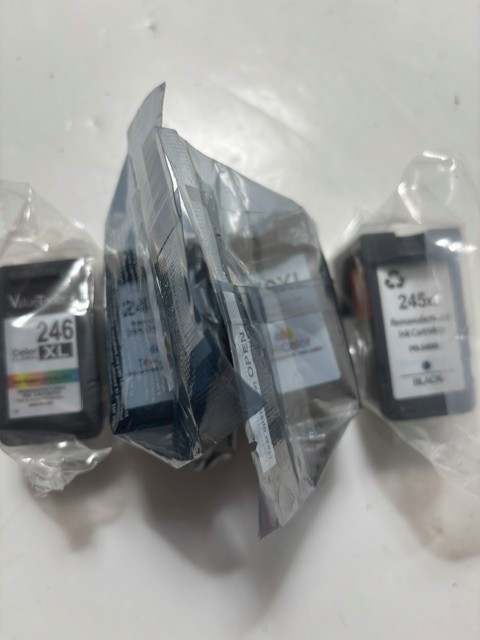 Valuetoner 245XL and 246XL ink cartridges 1-BK, 3-Tricolor