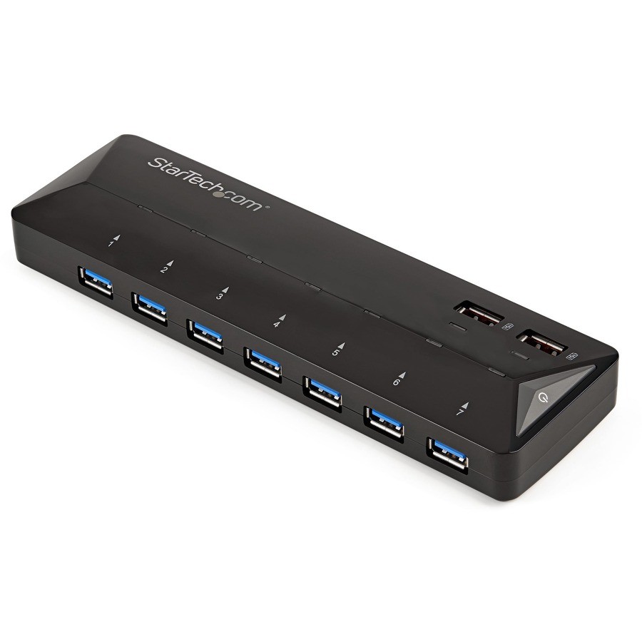 StarTech 7-Port USB 3.0 Hub plus Dedicated Charging Ports - 2 x 2.4A Ports -