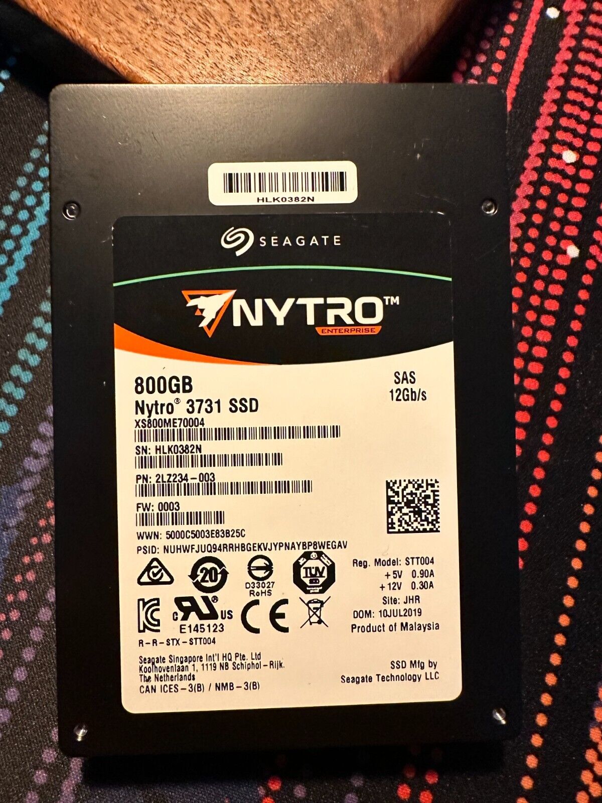 Seagate Nytro 3731 XS800ME70004 800GB SSD - 2.5