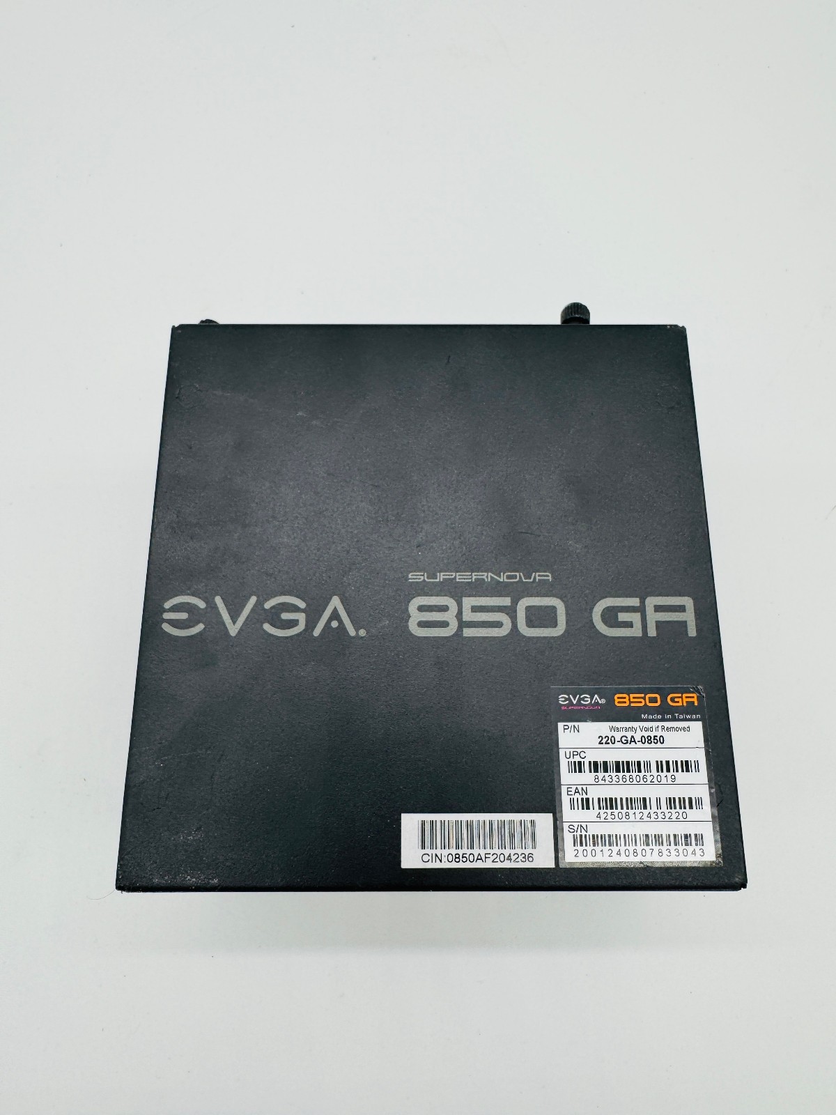 USED EVGA PSU 220-G3-0850 SuperNOVA 850 G3 850W 80 Plus NO WIRES