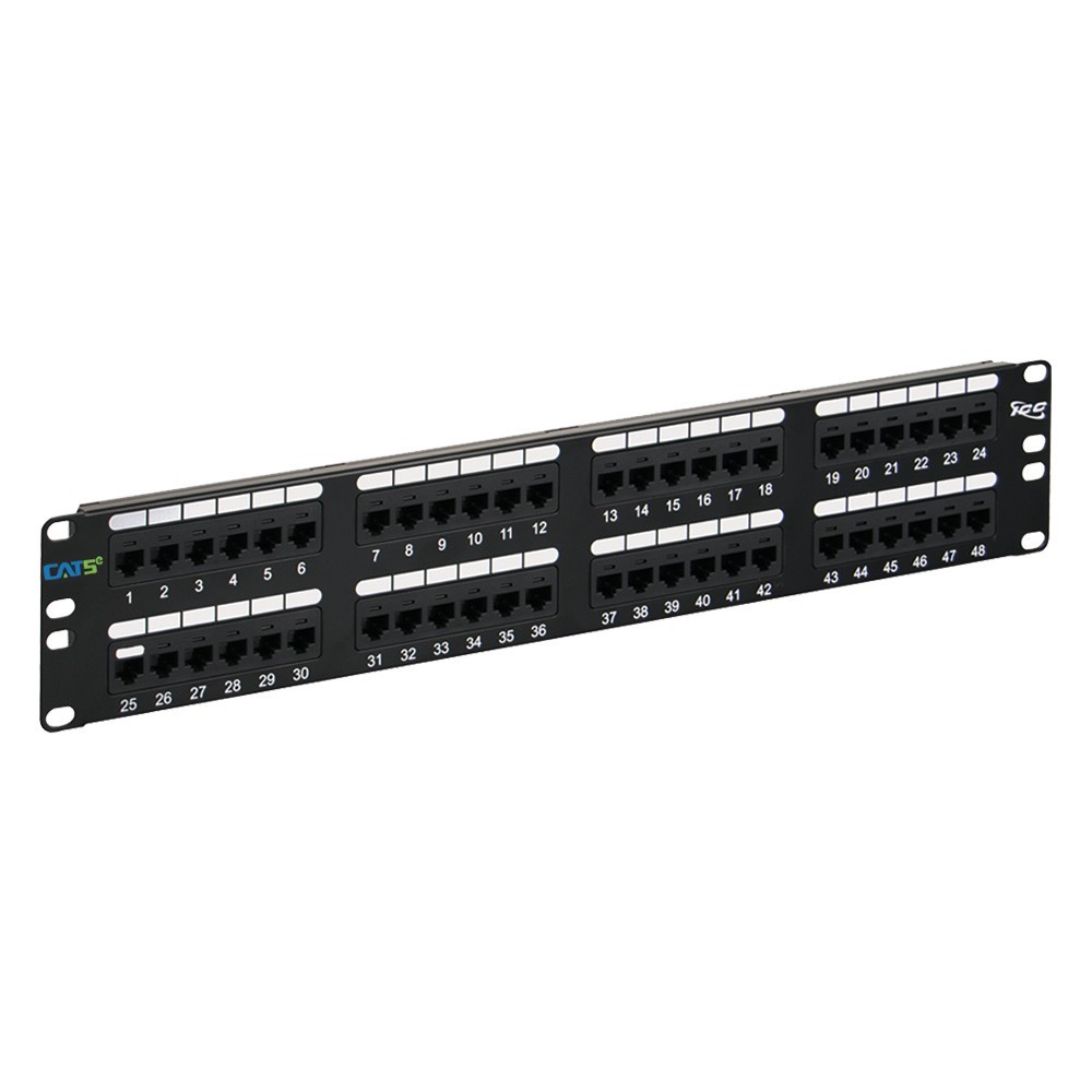 ICC ICMPP0485E CAT 5e Patch Panel 48 PORT Punch Down