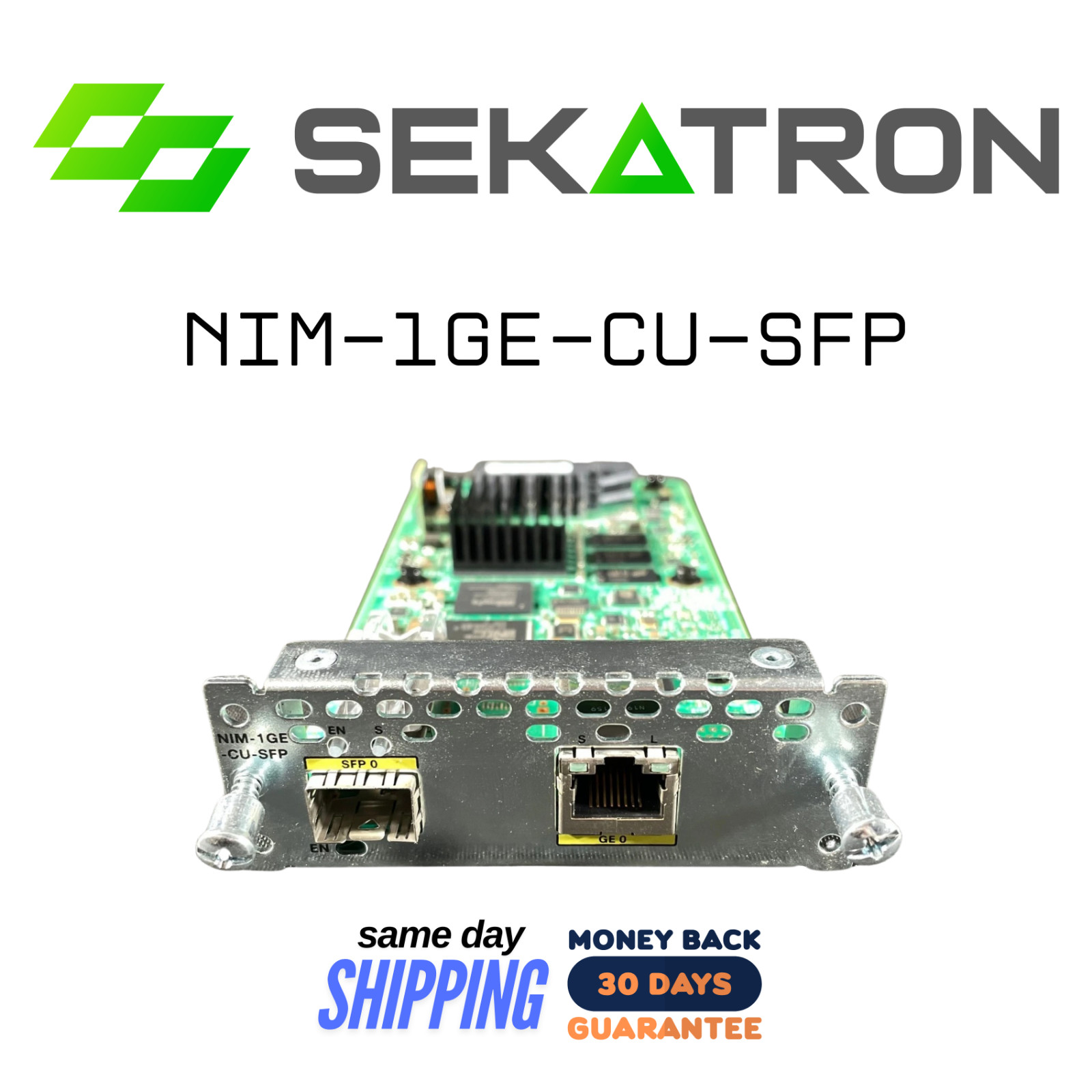 🧩 Cisco NIM-1GE-CU-SFP 1-Port Gigabit Ethernet Module ⚡FastShip