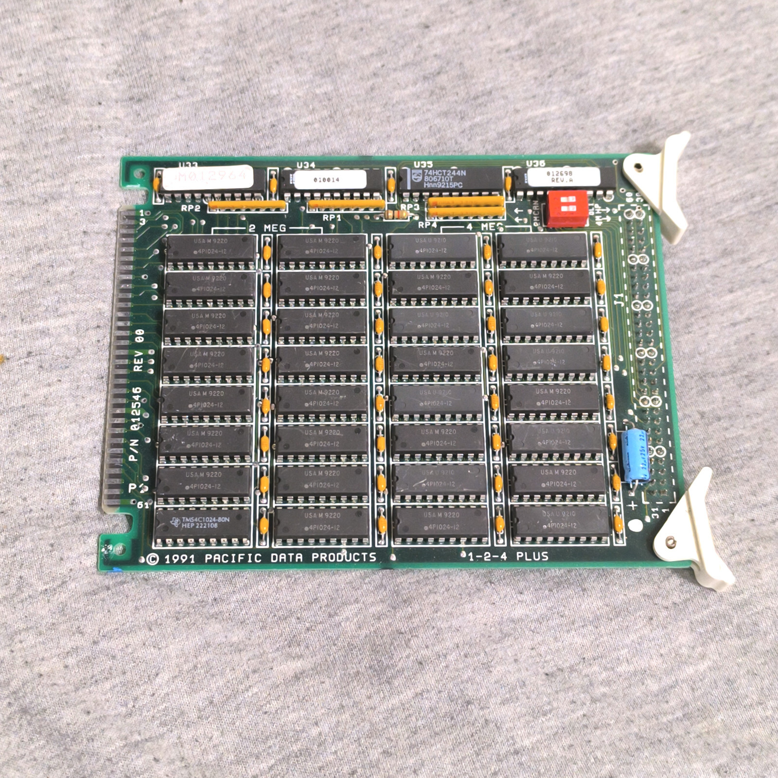 Pacific Data Products - 1-2-4 PLUS - 4MB printer memory card - board cartridge