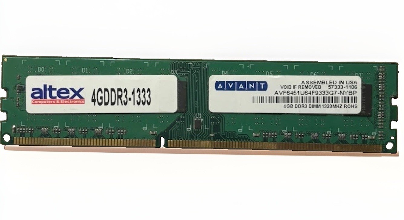 Altex 4GB DDR3 1333MHZ 240 PIN DESKTOP PC or SERVER RAM MEMORY
