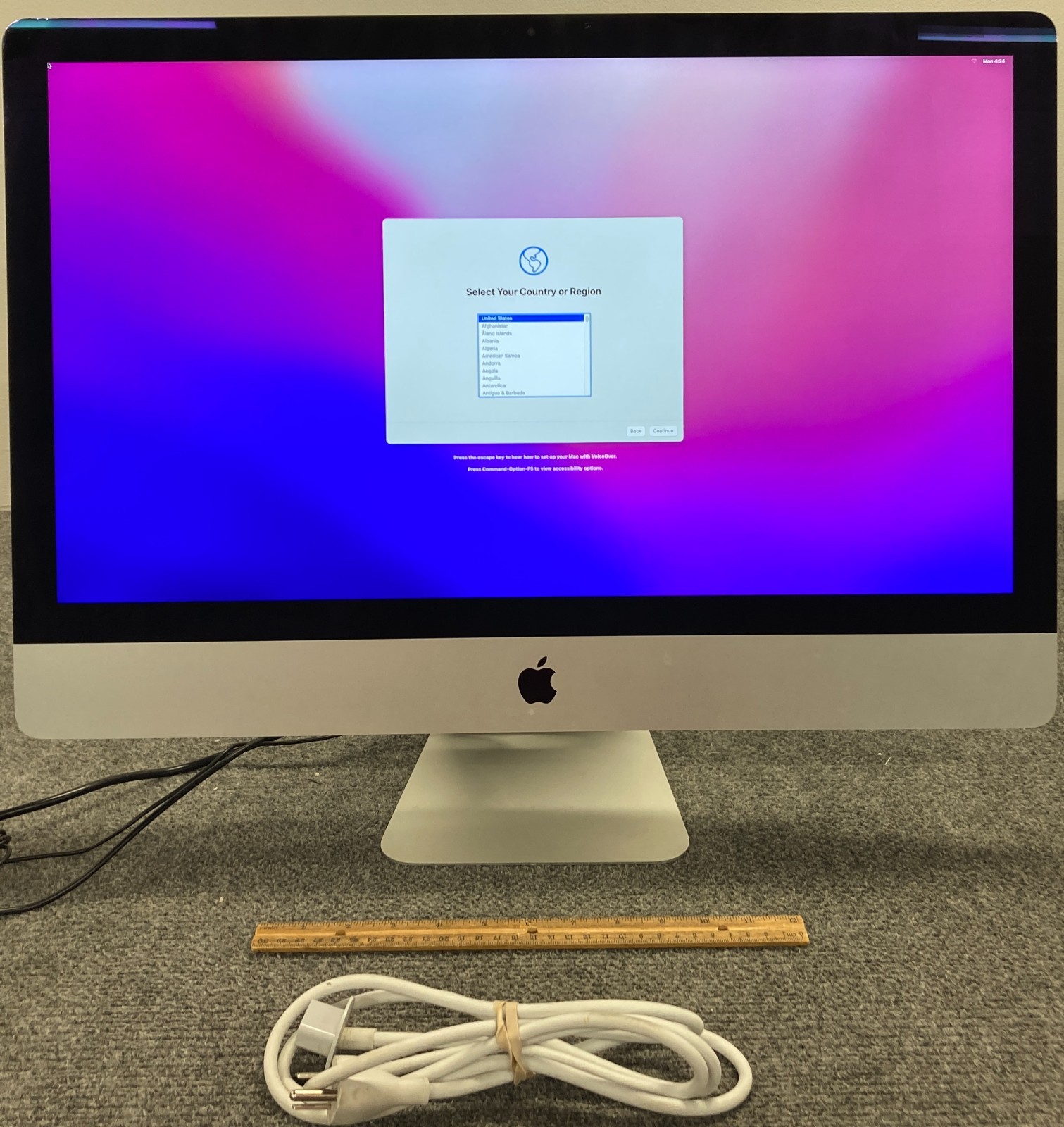 Apple iMac 18,3 A1419 MNE92LL/A 2017 27" AIO i5-7500 16GB 1TB NVMe, As Is w/Cord