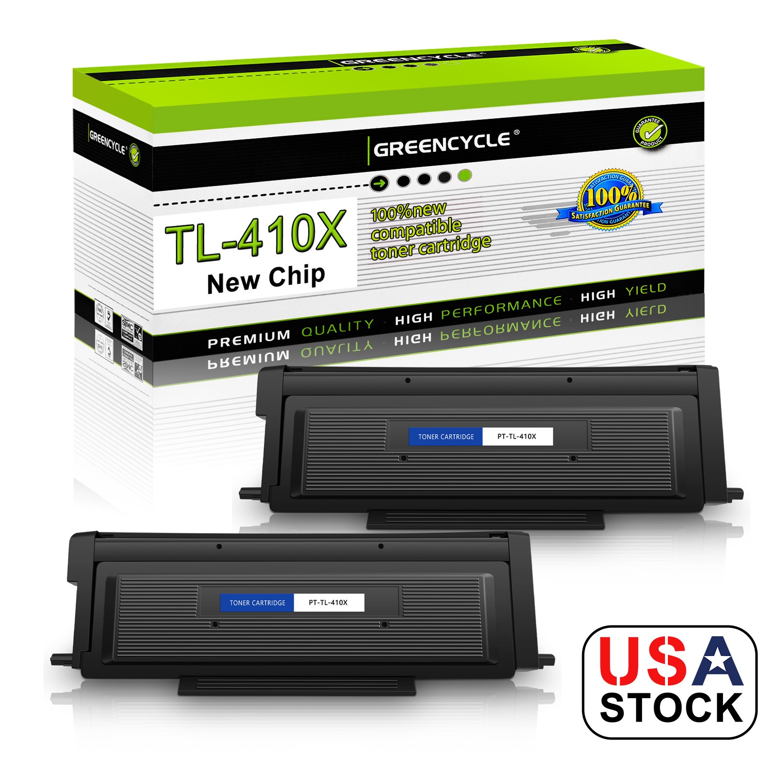 2PK High Yeild TL-410X Toner Cartridge Pantum For M6702DW M7102DW - New Chip