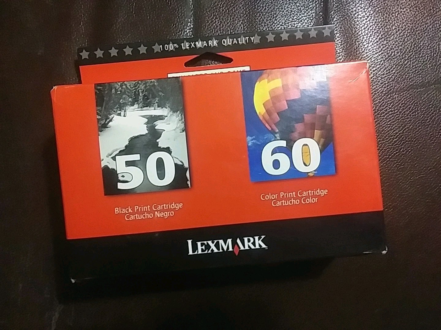 GENUINE LEXMARK 50 & 60 COMBO PACK New, Sealed Cartridges 