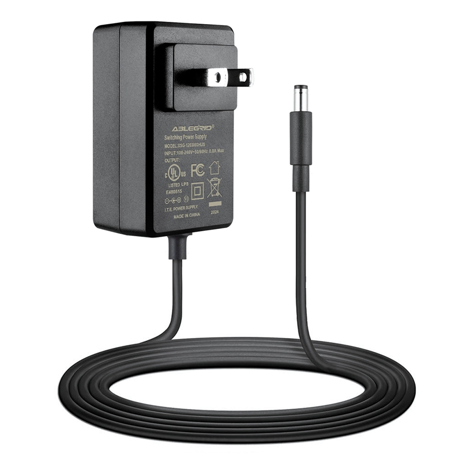 UL 12V AC Adapter For BoSidin D-1103 D-1129 D-1152 D-1172 HHRR-03-1 Hair Removal