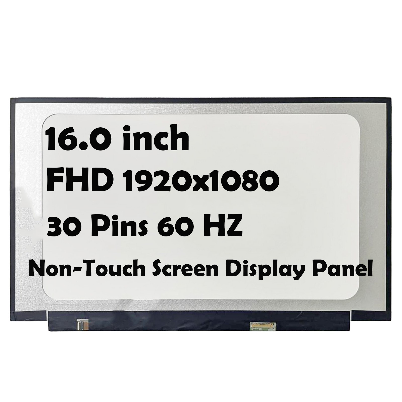 16" for Acemagic AX16 Pro FHD 1920x1080 30Pin LCD Non-Touch Screen Display Panel