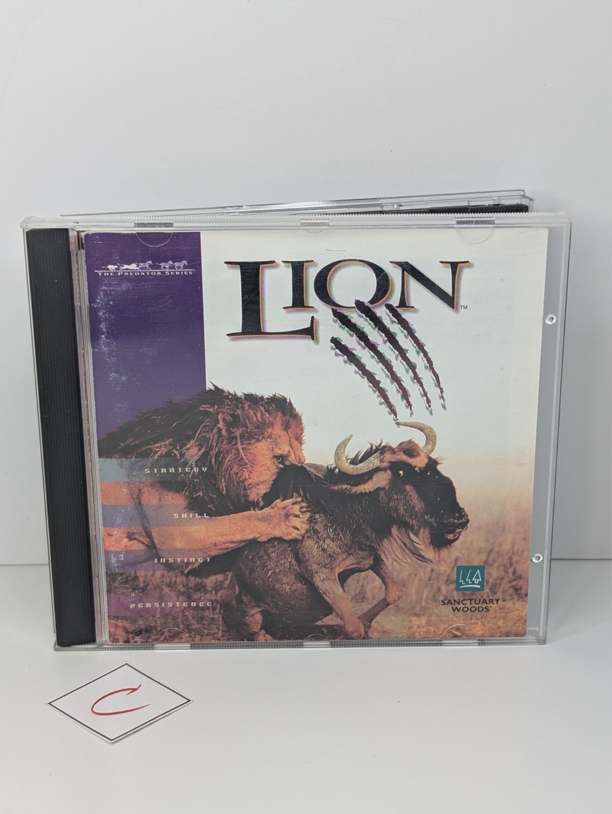 Lion The Predator Series A Wildlife Simulation (PC CD 1995) Sanctuary Woods CIB
