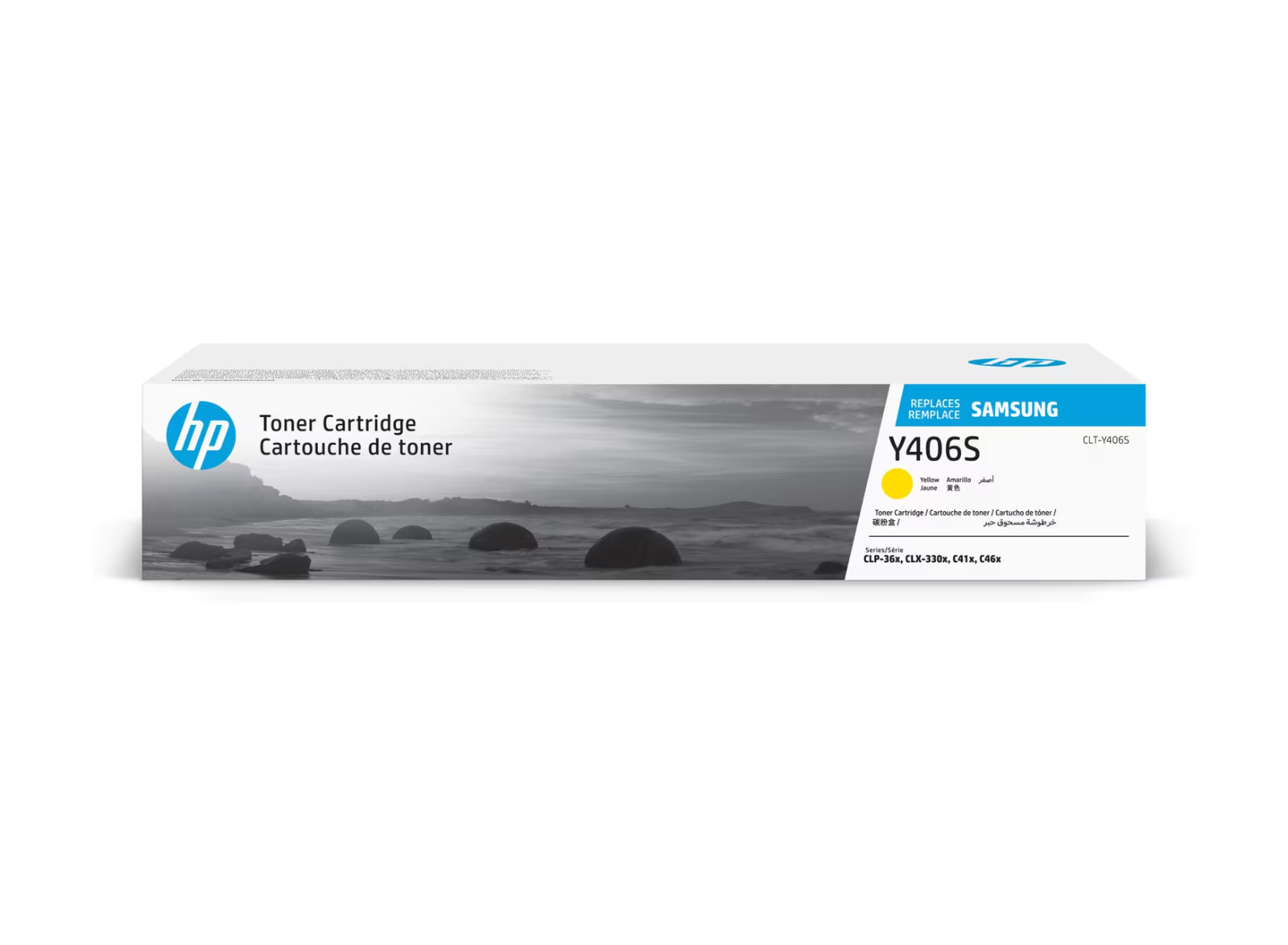 Samsung CLT-Y406S (SU466A) Yellow Toner Cartridge for Laser Printer
