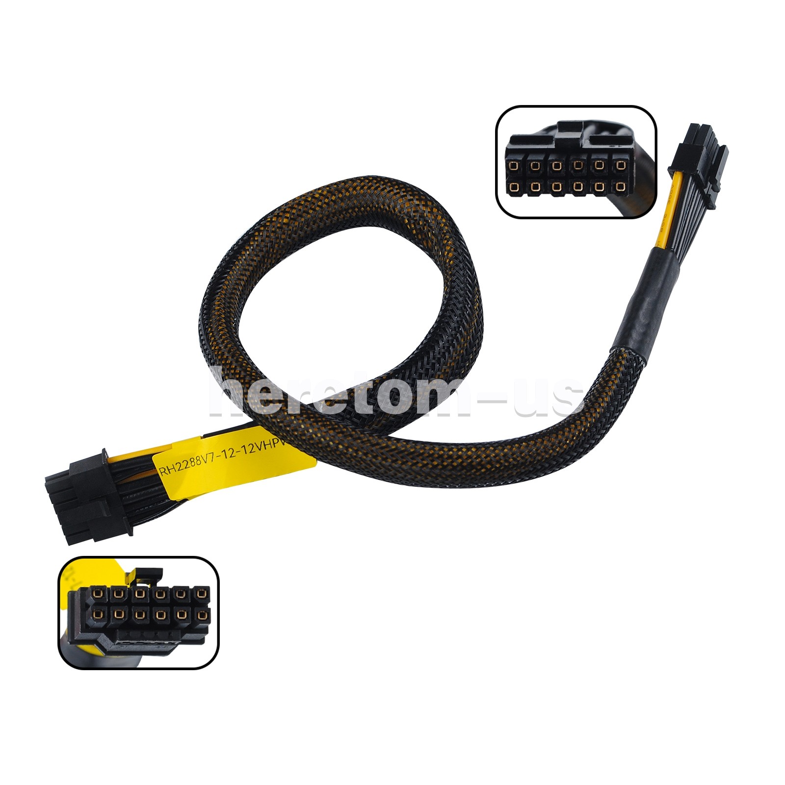 Huawe R2288HV7 GPU Power Cable 12Pin To 16pin 12VHPWR 16AWG For RTX 4090 4080