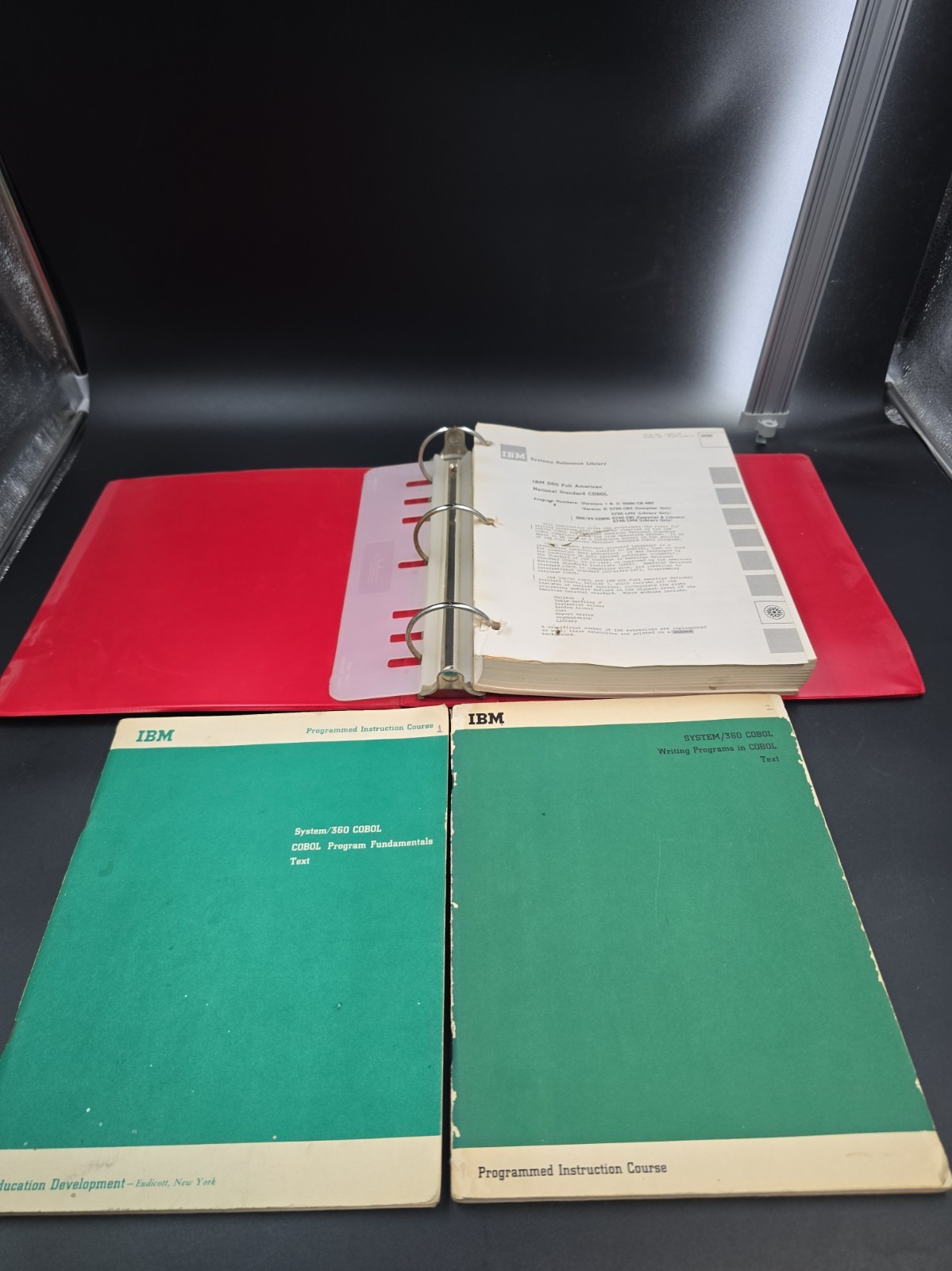 Vintage 60s And 70s Ibm 360 / Cobol Manuals Guides More
