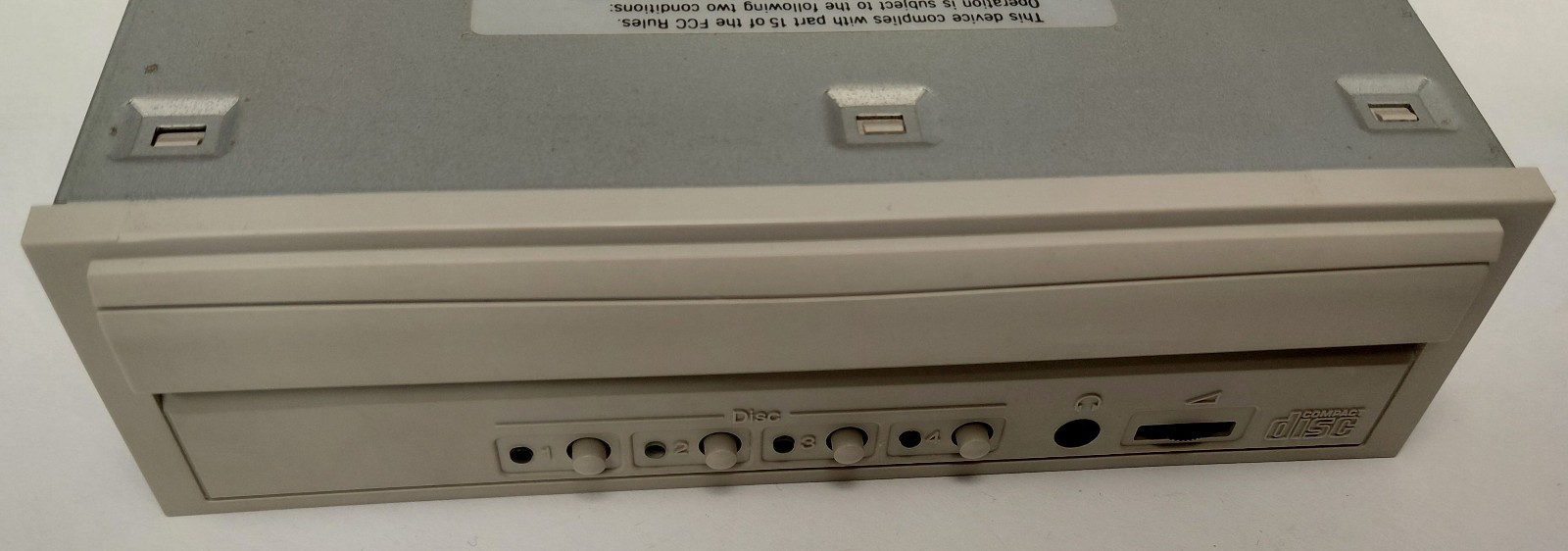 NEC MultiSpin 4x4 CDR-C251 IDE CD-ROM Drive (4x, CD Changer, Retro, 1996)