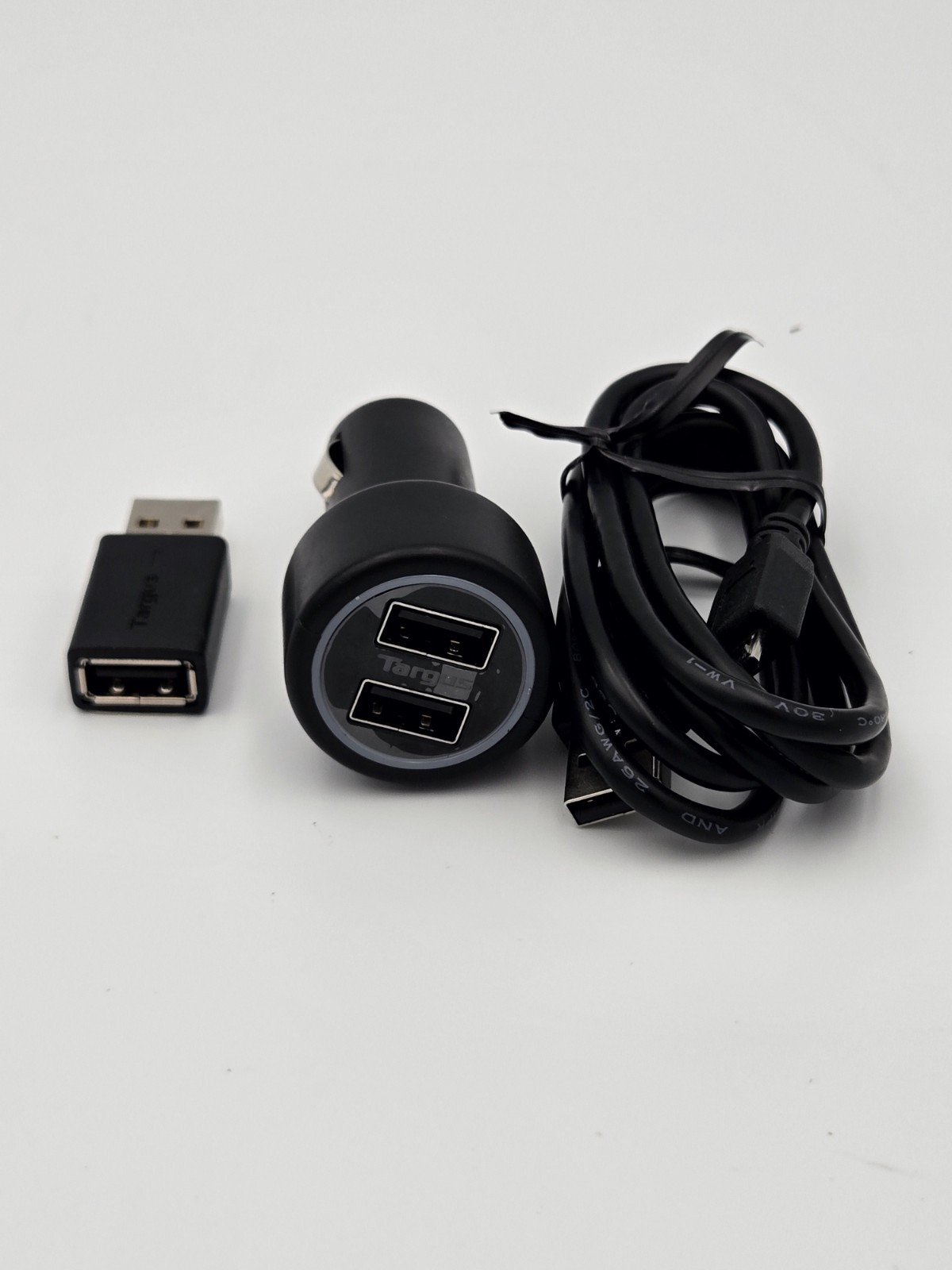 Targus Dual USB Car Charger for Dell Venue Tablets w/ Venue 8 Pro Dongle -...