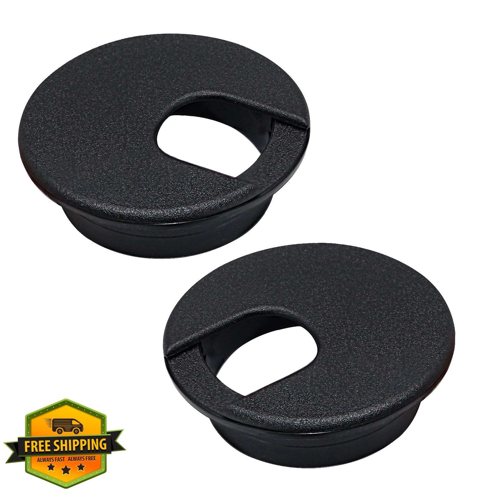 EASYEAH 2 Pcs Desk Grommet 1-1/2" / 38 mm, Desk Cord Hole Cover, Cable Gromme...