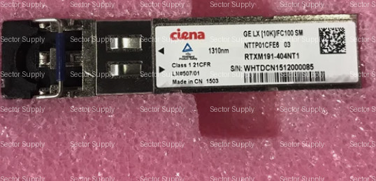 NTTP01AFE6 03 NORTEL CIENA GBE SFP TRCVR MOD  OME 6500
