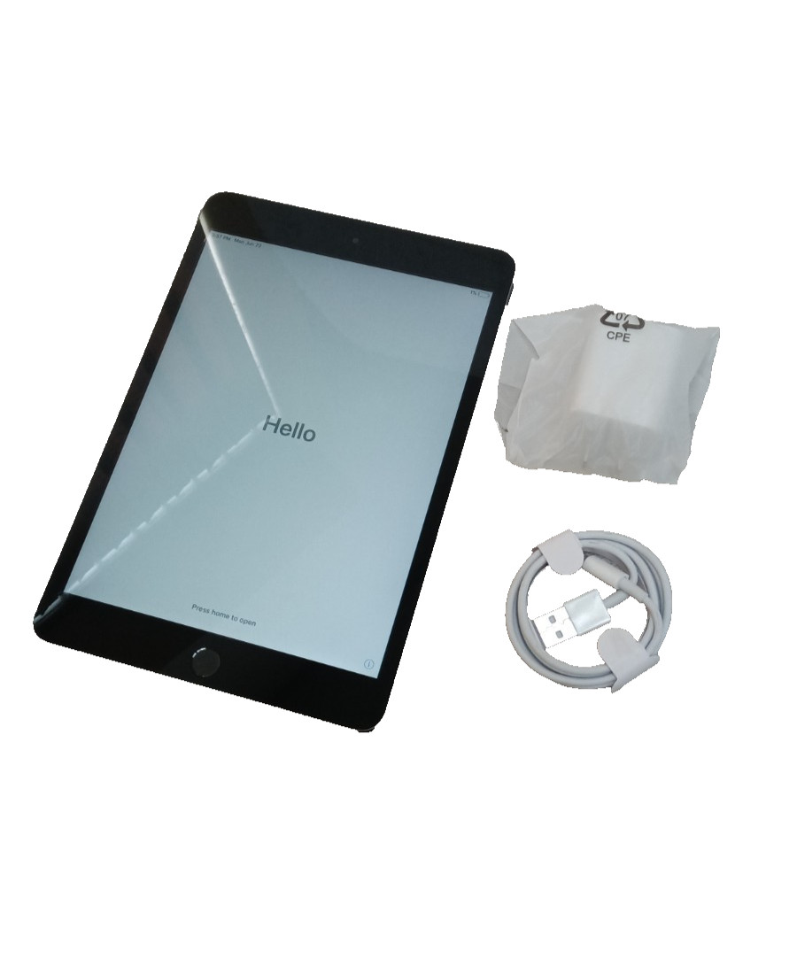 Apple iPad Mini 3 A1599 64GB Wi-Fi 7.9 Space Gray Black  reset Tested Grade A