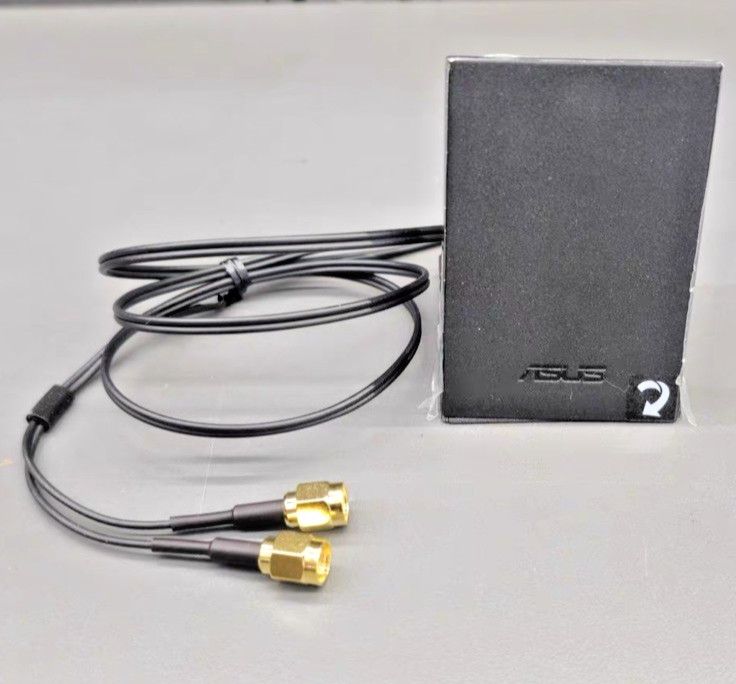 ASUS 2T2R Dual Band WiFi6 Motherboard Antenna Black RP-SMA Connector 80cm