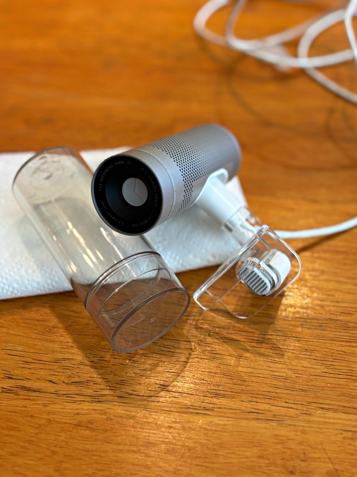 Vintage Apple iSight FireWire Webcam A1023 with Case, Cable & Stand