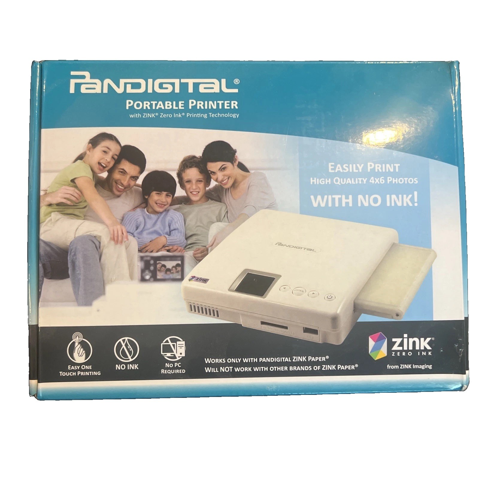 New In Box Pandigital portable digital printer