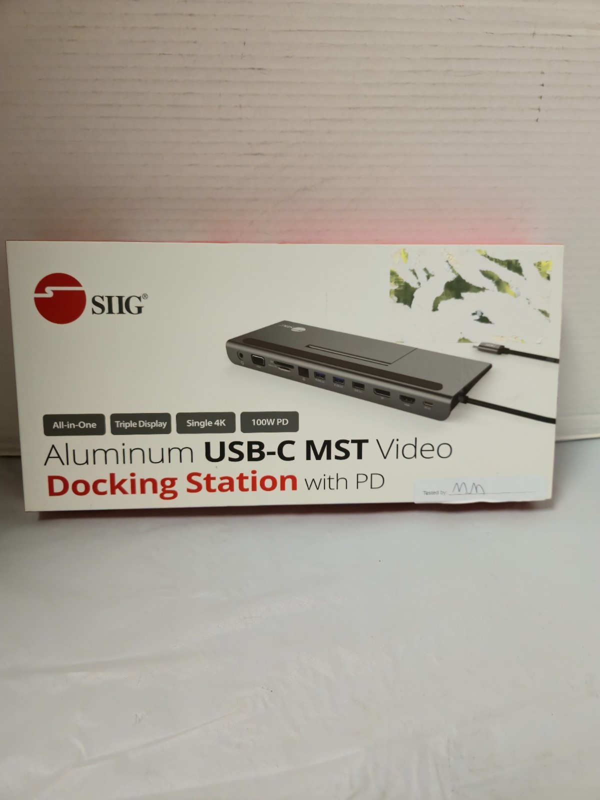 SIIG USB-C MST Video Docking Station with PD