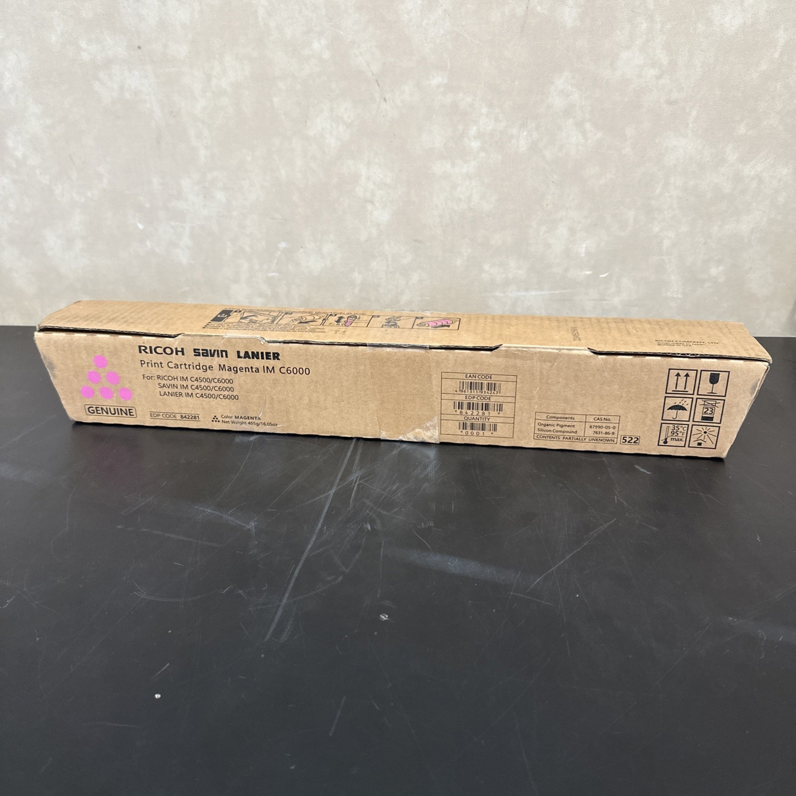 OEM Genuine Ricoh 842281 Magenta Toner Cartridge IM C4500 IM C6000