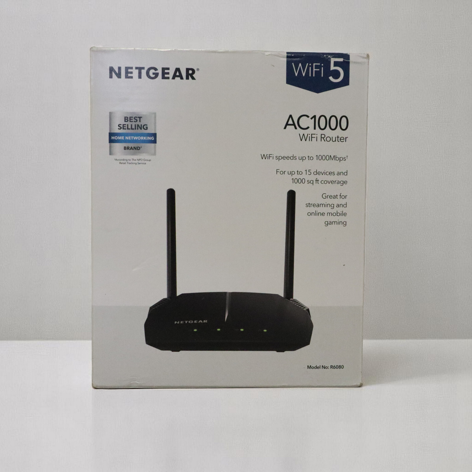 Netgear AC1000 WiFi Router Dual Band 1000Mbps - R6080