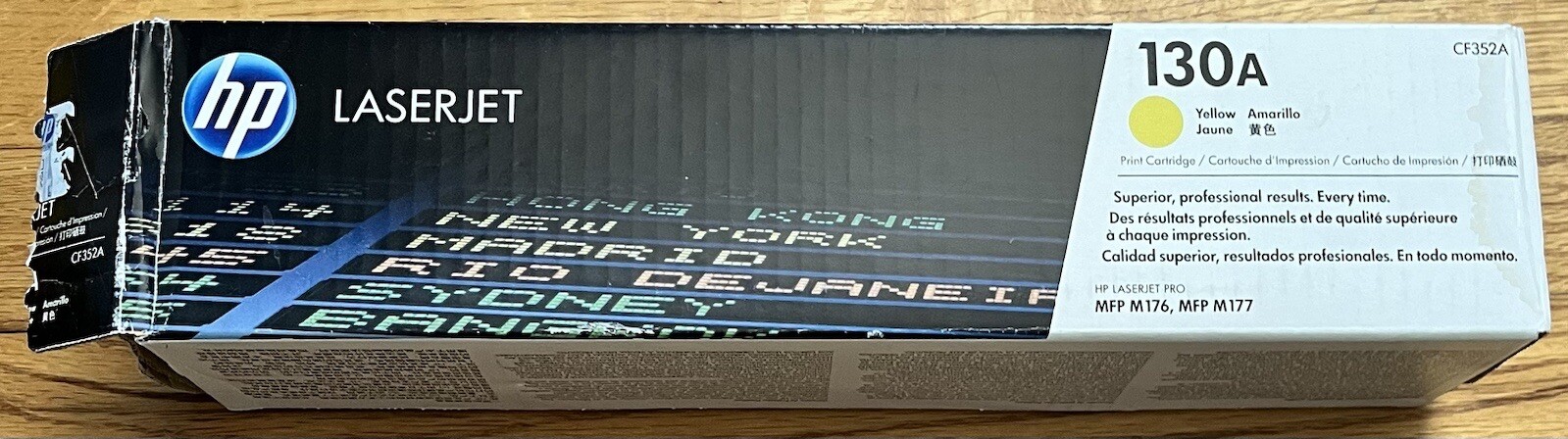 Genuine OEM HP 130A Yellow Toner Cartridge