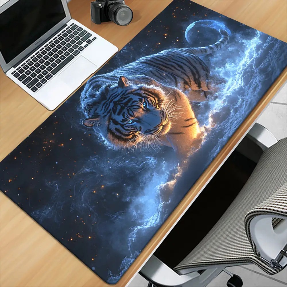 1pc High-Quality Mouse And Keyboard Pads, with A Stylish And Powerful Tiger De