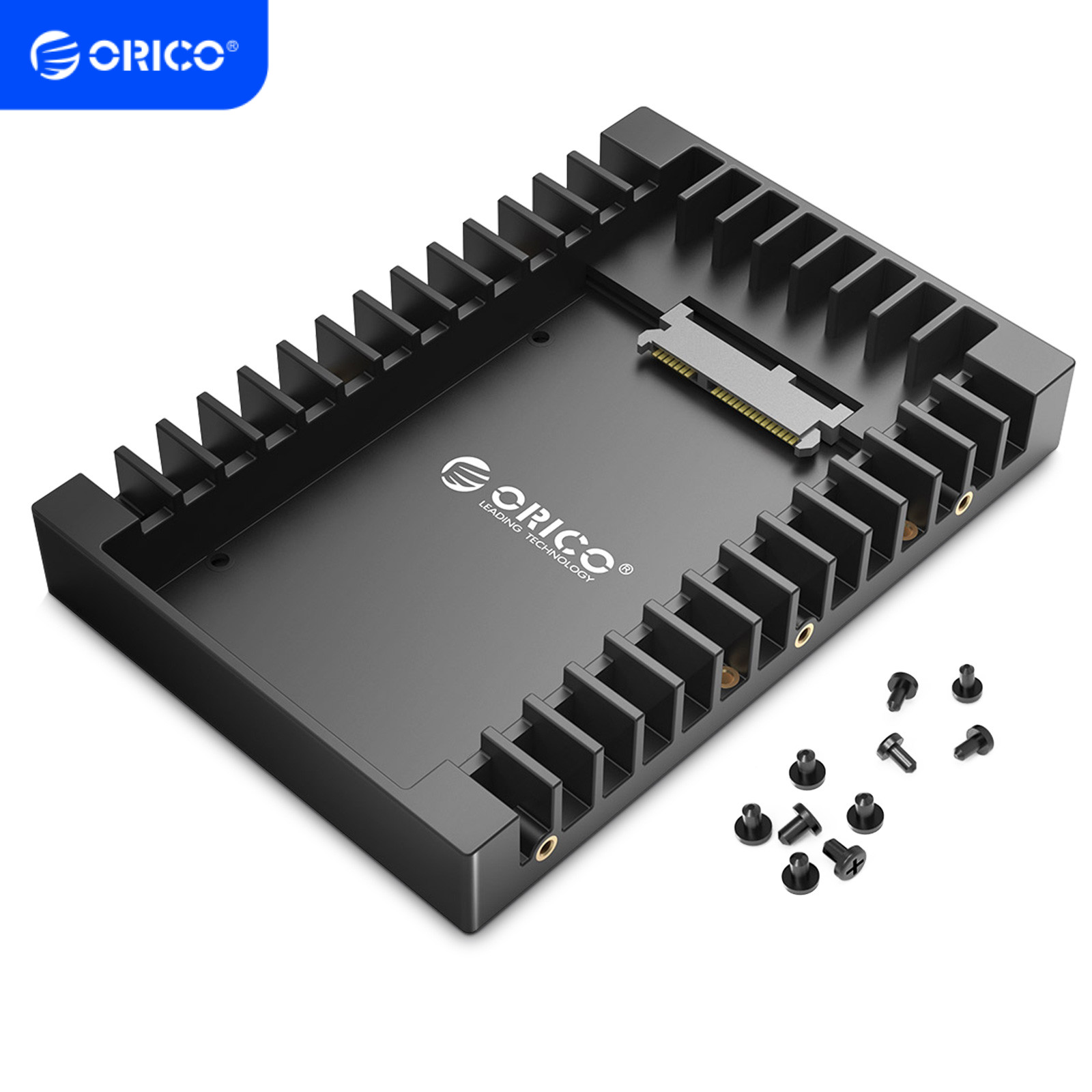 ORICO SATAIII 2.5 to 3.5'' Hard Drive Adapter Converter fr 7/9.5 /12.5mm HDD SSD