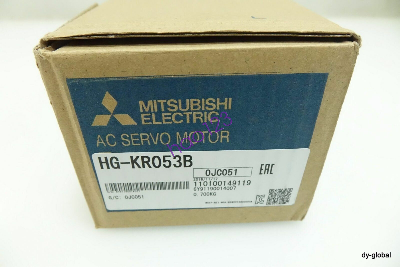 MITSUBISHI SERVO MOTOR HG-KR053B FREE EXPEDITED SHIPPING UPS/FedEx NEW