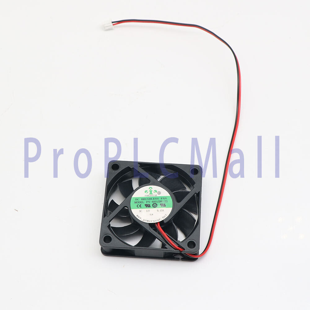 1PCS NEW PY-6015M12S 12V 0.15A 6015 6CM 2-wire chassis cooling fan~