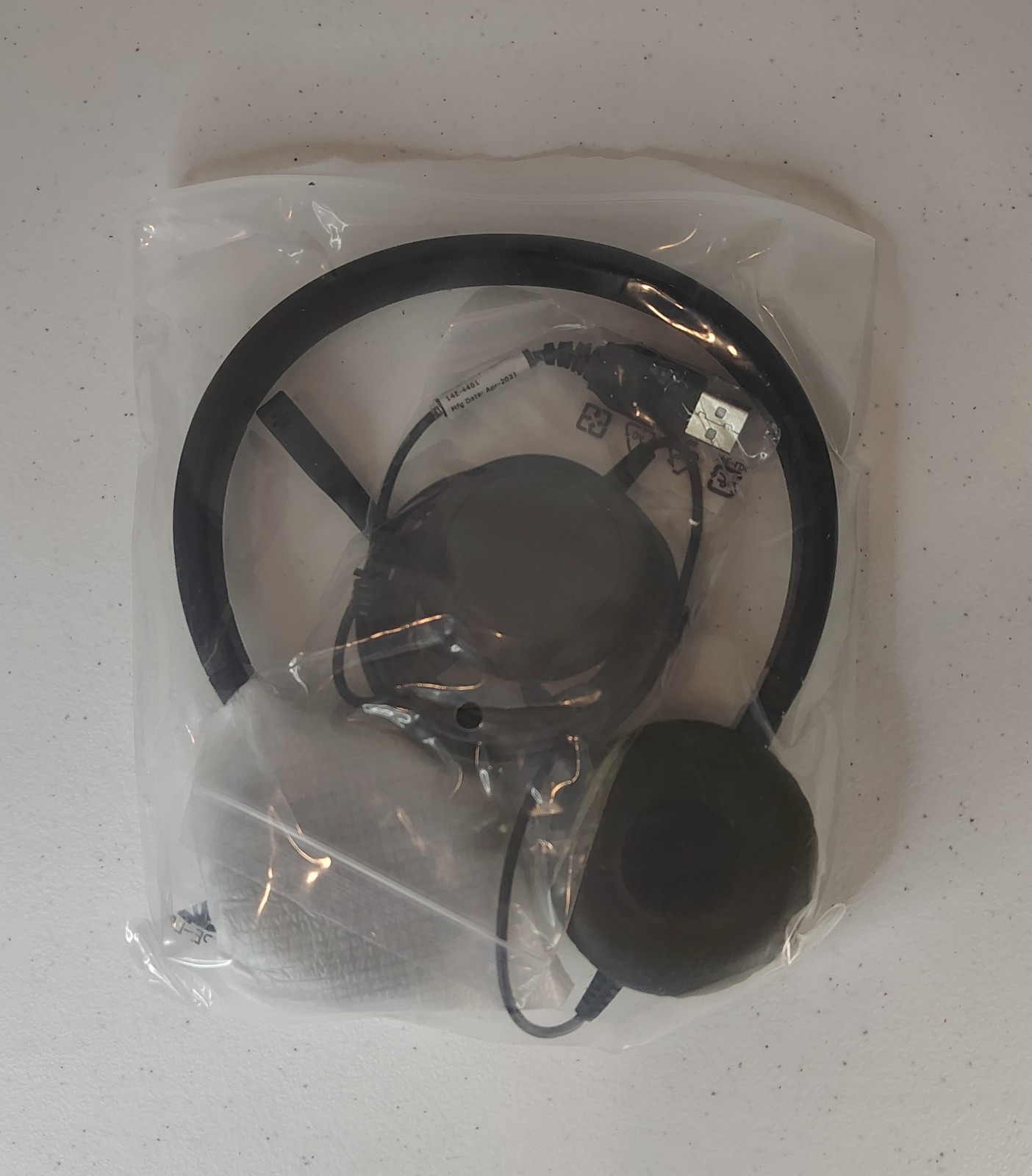 Dell Wired Headset Sound By Jabra Model HSC-016 New No Box