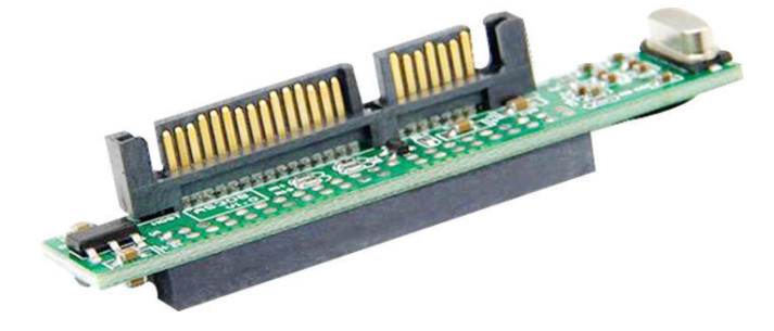 2.5" Female 44 PIN IDE to 7 + 15 PIN SATA Hard Drive Converter Adapter PATA 3.5"