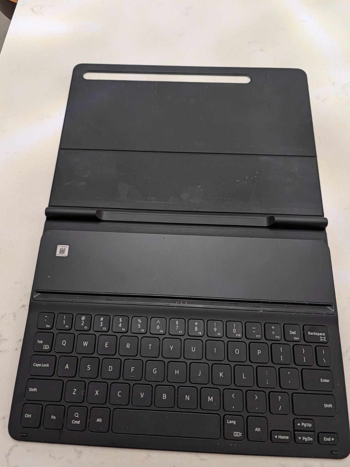 OEM Genuine Samsung Galaxy Tab S7 / Tab S8 Book Cover Keyboard Slim Black