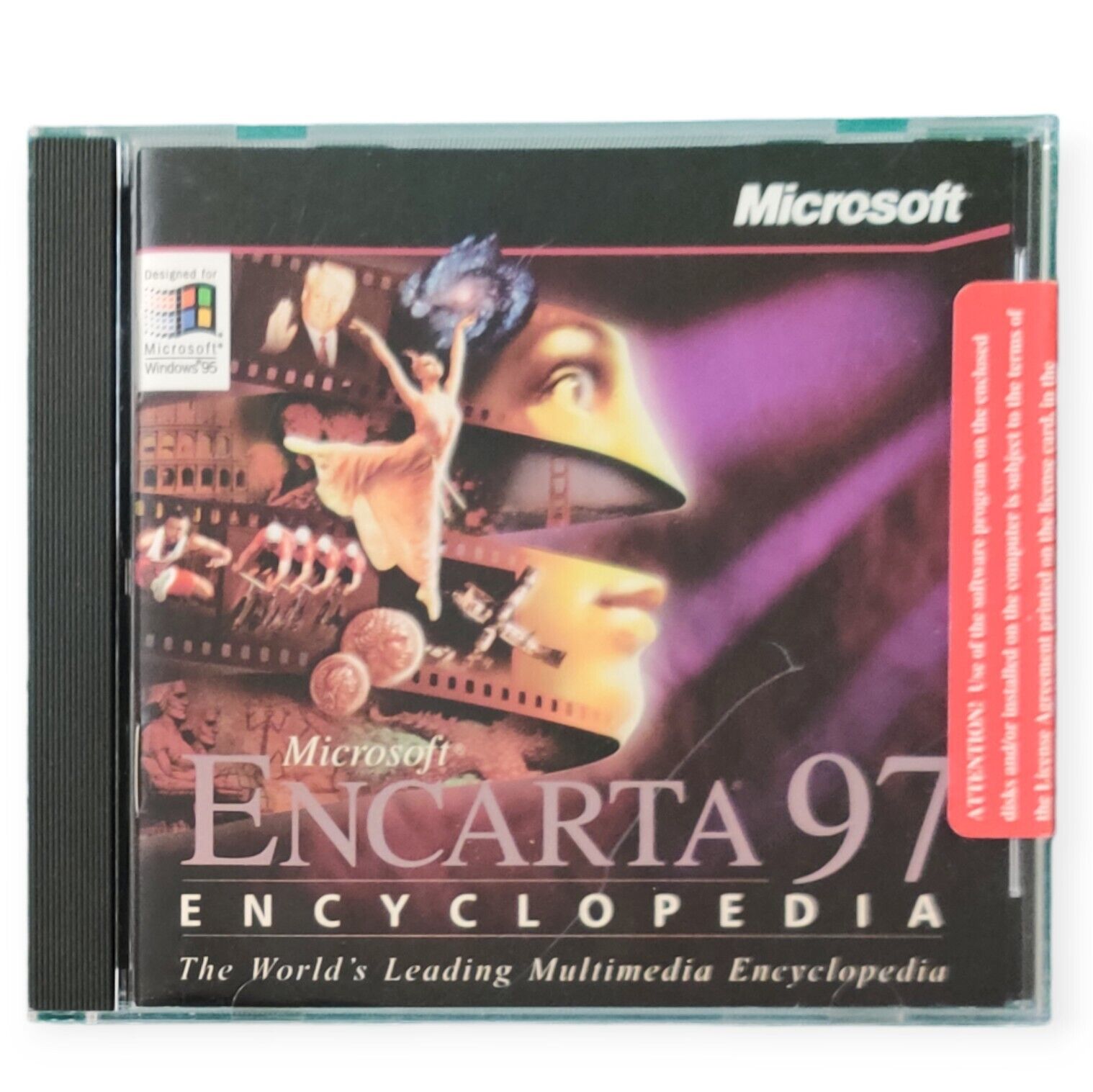 Microsoft Encarta 97 CD Rom Sealed