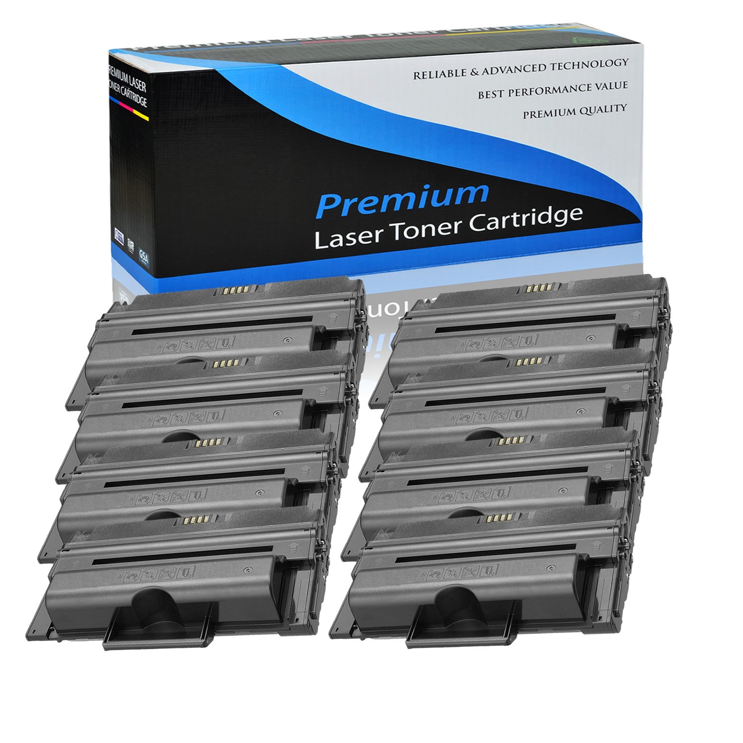 8Pack Black ML2850 Toner Cartridge for Samsung ML-2850 ML-2850D ML-2850DR 2851ND